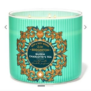 NEW Bath & Body Works - Queen Charlotte's Tea Bridgerton 3 Wick Candle